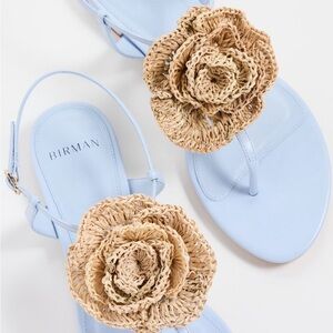 Alexandre Birman Sadie Flower Flat Size 6 #421